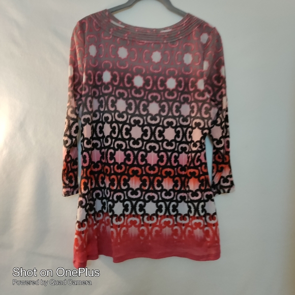 Access women shirt or blouse multicolored madewell with lining feels good loose - Picture 2 of 12